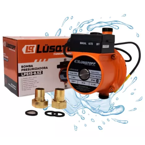 102 BOMBA PRESURIZADORA 2 BAÑOS 1/8HP LUSQTOFF - Imagen 1