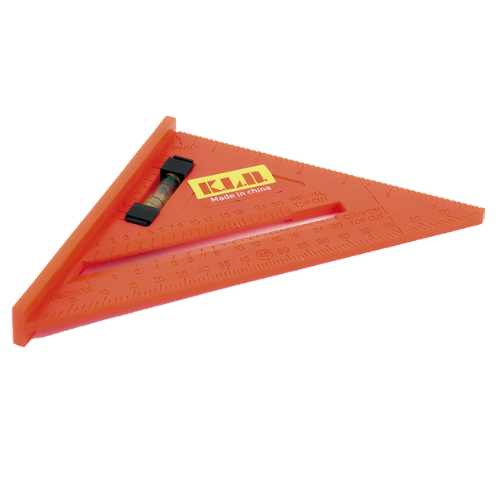 10_21 ESCUADRA PLASTICA C/SOMBRERO KLD NARANJA FLUOR - Imagen 1