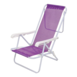 SILLA RECLINABLE ACERO 8POS M002290 MOR
