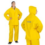 TRAJE DE LLUVIA AMARILLO C/REFLEC T.L STEELPRO