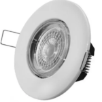 SPOT COMPLETO FACECLIP REDONDO BLANCO C/GU10 TRF00201 TREFI