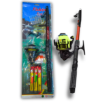SET PESCA CAÑA + REEL + ACC FISHING SET JZ001 CL