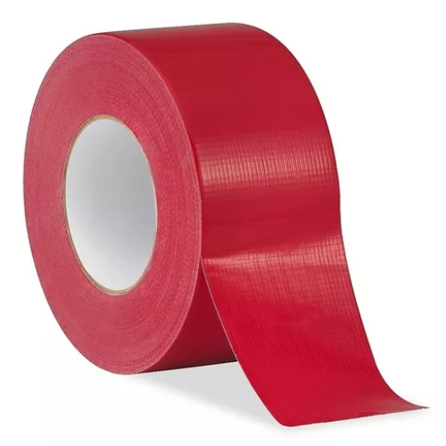 13_25 CINTA DUCTAC/DUCTAPE ROJA 48MMX9XX0.26 TACSA - Imagen 1
