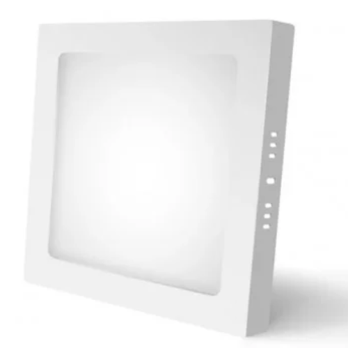 13_28 PANEL LED EXTERIOR BLANCO CUAD CALIDO 24W 3000K TACOMA - Imagen 1
