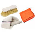 KIT LIMPIEZA DE AUTO X3 (TRAPO, FRANELLA Y CEPILLO)