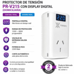 PROTECTOR DE TENSION MULTIUSO DIGITAL 2200W PR-V215 MONTERO