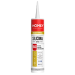 SELLADOR SILICONA ACETICA TRANSPARENTE 280ML H640AST HOMEY