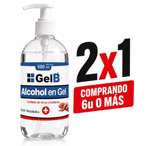 16_73 ALCOHOL EN GEL 500ML 2X1 GELB - Imagen 1