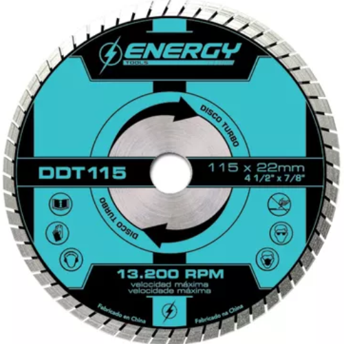 17_36 DISCO DIAMANTADO TURBO 180X2.2X22MM DDT180/1 ENERGY - Imagen 1