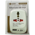FICHA ADAPTADOR VIAJERO USB + C