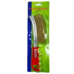 CEPILLO CURVO MANGO ROJO BLISTER RM103