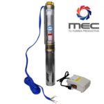 BOMBA DE AGUA SUMERGIBLE POZO 2311C INOX 1.5HP C/CABLE 30MTS