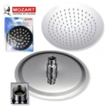 FLOR DUCHA LLUVIA 8" REDONDA ACERO INOX 8991