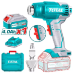 PISTOLA DE CALOR IND C/MALET 20V C/CARG Y BAT TBLI20025-4/TBLI20065-4 TO