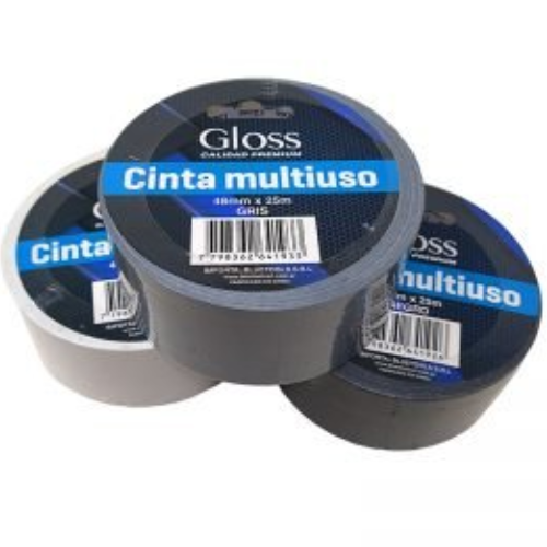 20_11 CINTA MULTIUSO 48MMX9MTS GRIS CMGG489 GLOSS - Imagen 1