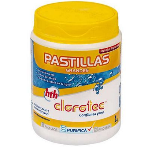 20_26 CLORO PASTILLA 200G X 1KG 74015 CLOROTEC - Imagen 1