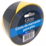 CINTA PARA DEMARCACION DE PISO AMA Y NEGRA CMANG4833 GLOSS