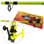 COMBO CAÑA SOLIDA 2 TRAMOS 2.40MTS + REEL CB640 REDFISH