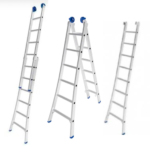 ESCALERA TRIPLE FUNCION ALUMINIO 2X14 ESC GLOSS