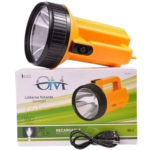 LINTERNA BUSCA HUELLA RECARGABLE AMARILLA OM-227