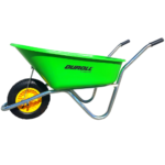 CARRETILLA PVC VERDE/NARANJA CH/ZINC R/MACIZA DUROLL CPVMZ