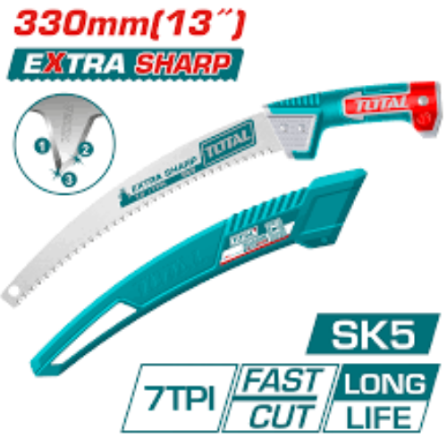 255 SERRUCHO DE PODA IND 330MM IND THPS3308 TOTAL - Imagen 1