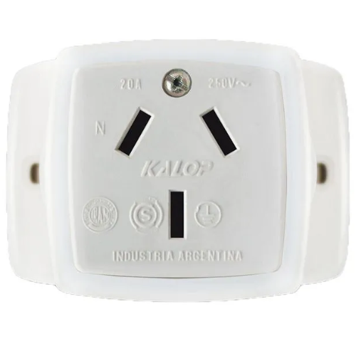 26_18 MODULO EXTERIOR 1 TOMA 20A KS39660 TEKNA KALOP - Imagen 1