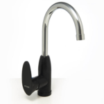 MONOCOMANDO MESADA DOHA NEGRA ABS PICO J GRUESO 7221 MOZART
