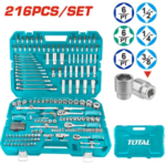 CAJA DE HERRAMIENTAS 216 PIEZAS IND THKTHP22166 TOTAL