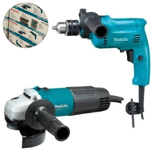 284_0 COMBO AMOLADORA + TALADRO MTK003B MAKITA - Imagen 1