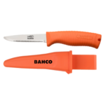 CUCHILLO FLUO FLOAT CON VAINA HOJA ACERO BAHCO