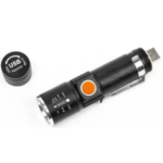 LINTERNA USB PLASTICA NEGRA (CAJITA AZUL)