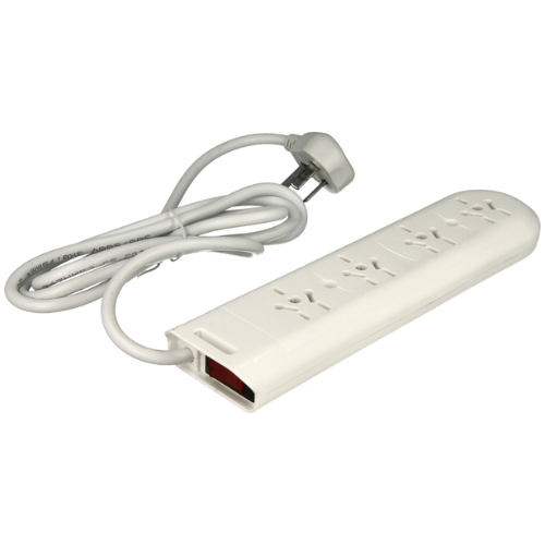 30_17 ZAPATILLA 4 TOMAS C/CABLE C/LLAVE X 5MTS KALOP - Imagen 1