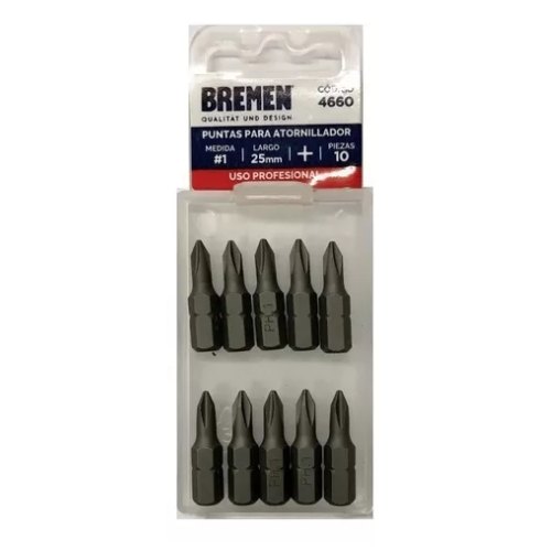 30_7 PUNTAS PH BREMEN 1X25 X 10 CORTA - Imagen 1