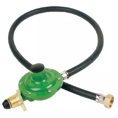 30_8 REGULADOR PARA GARRAFA DE 10KG CON MANGUERA 1.5MTS BROGAS - Imagen 1