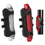 LUZ BICI TRASERA RECARGABLE ROJA/BLANCA DC-918