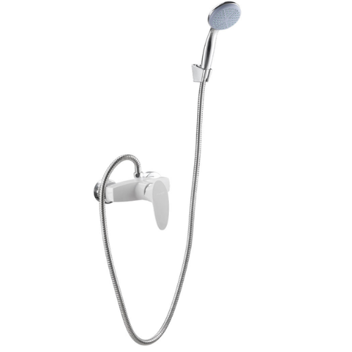 37_30 MONOCOMANDO DUCHA DOHA 7228 BLANCA ABS SIN TRANSF MOZART - Imagen 1