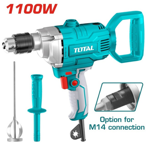 39_24 MEZCLADOR DE PINTURA TALADRO 1100W INDTD61106-4 TOTAL - Imagen 1
