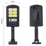 REFLECTOR SOLAR MEDIANO BK8186 6LEDS C/SENSOR