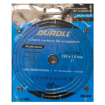 DISCO CARBURO DE TUNGSTENO 115MM DCCT115 DUROLL