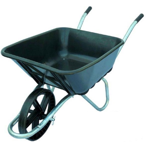 3_85 CARRETILLA PLASTICA C/ZINCADO 90LTS R/M MANUF CEO - Imagen 1