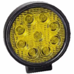 FARO 9 LED REDONDO AMARILLO MX1735Y