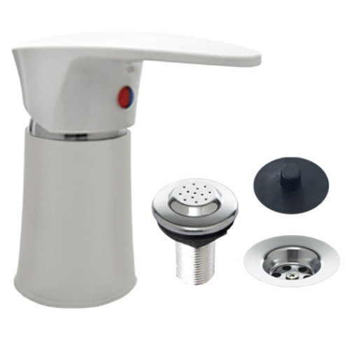 41_34 MONOCOMANDO BIDET 7240 S/TRANSFERENCIA BLANCA ABS - Imagen 1