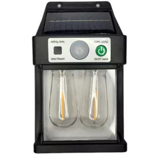42_27 FAROL SOLAR 2 LAMP 600LM C/SENSOR RM605 CL - Imagen 1