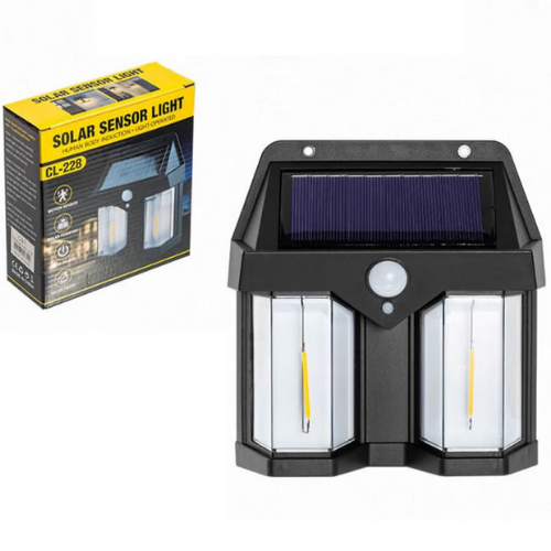43_19 FAROL SOLAR 2 LAMP 1200LM C/SENSOR RM8 CL - Imagen 1