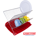 ESCURRE PLATOS TIJERA GRIS PLATA 051 310 15 SABELCORT