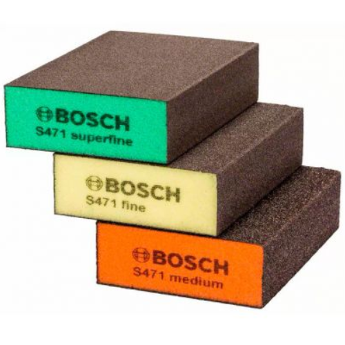 45_0 ESPUMA ABRASIVA TACO MEDIO 68X97X26MM BOSCH - Imagen 1