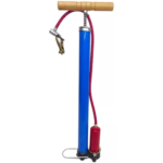 INFLADOR CON BOMBA AZUL GRUESO MANGO MADERA