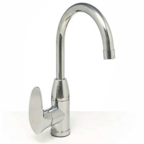 46_15 MONOCOMANDO MESADA DOHA 7222 CROMO ABS PICO J GRUESO MOZART - Imagen 1