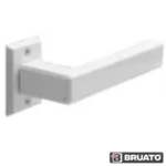 PICAPORTE BISELADA ALUMINIO BLANCO D/B P/M 7186 BRUATO